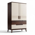Armadio in legno con ripiani e cassetti per camera da letto – 80 x 45 x 180 cm